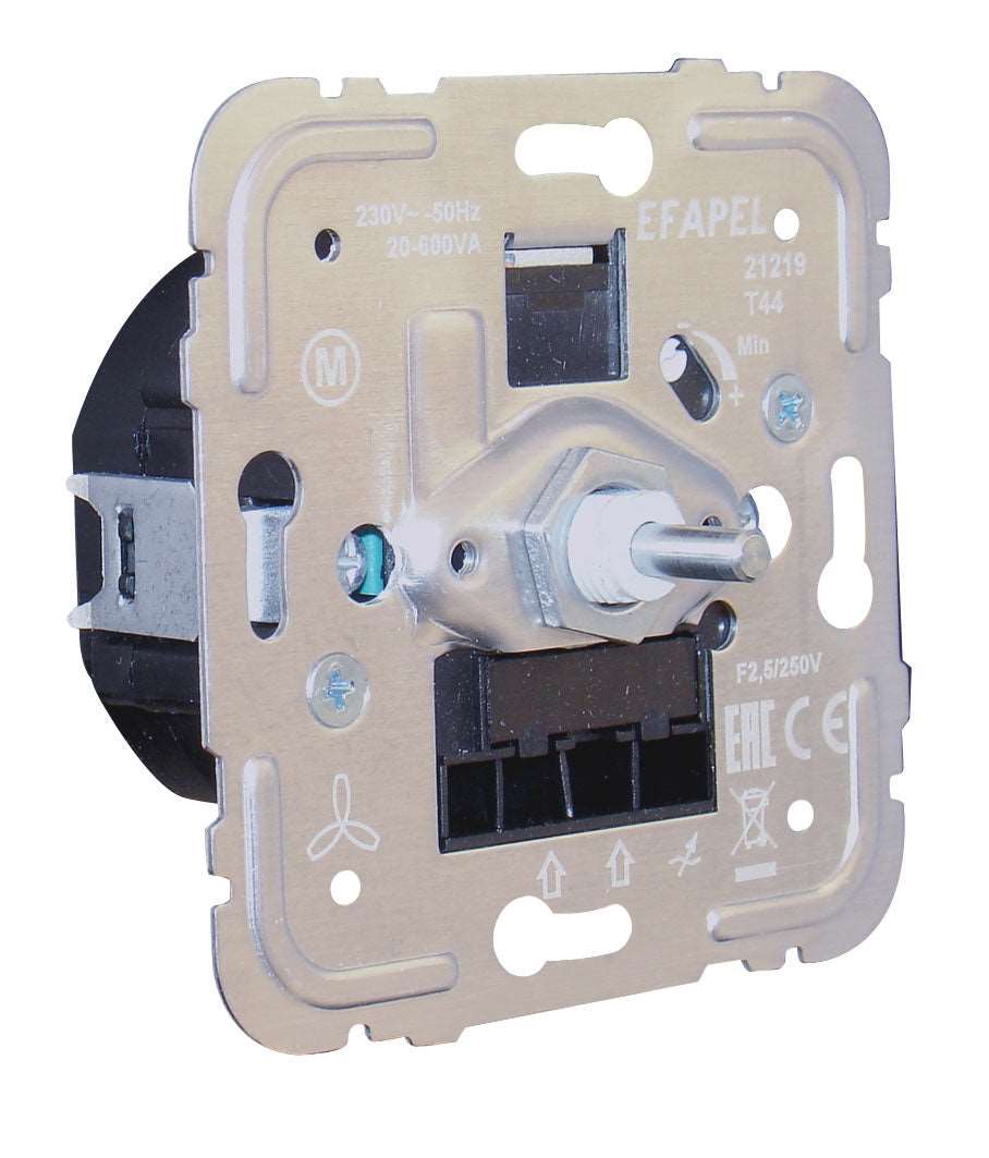 Regulador/Comutador de Velocidade para Motores de 600VA (21219 - Efapel) - Boutique das Lâmpadas