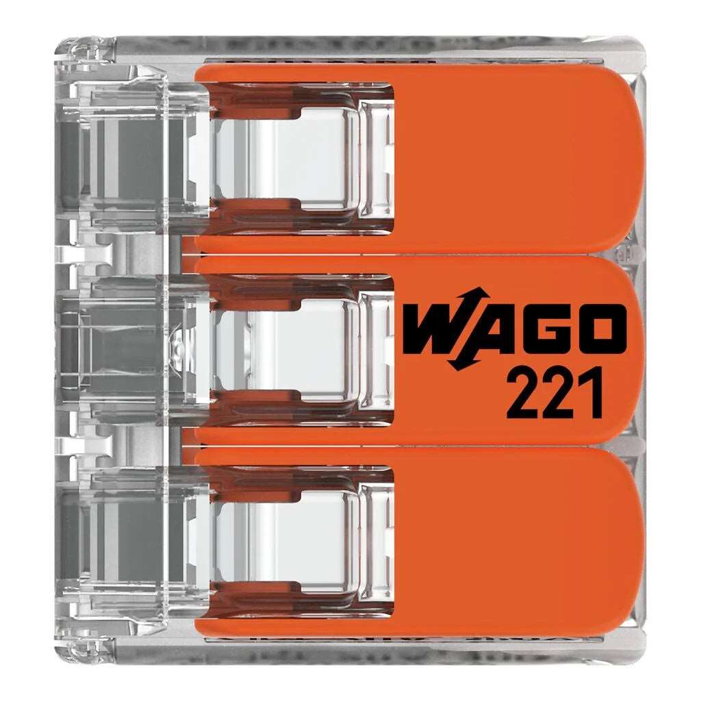 Ligadores WAGO 221 450V / 4KV / 32A-41A