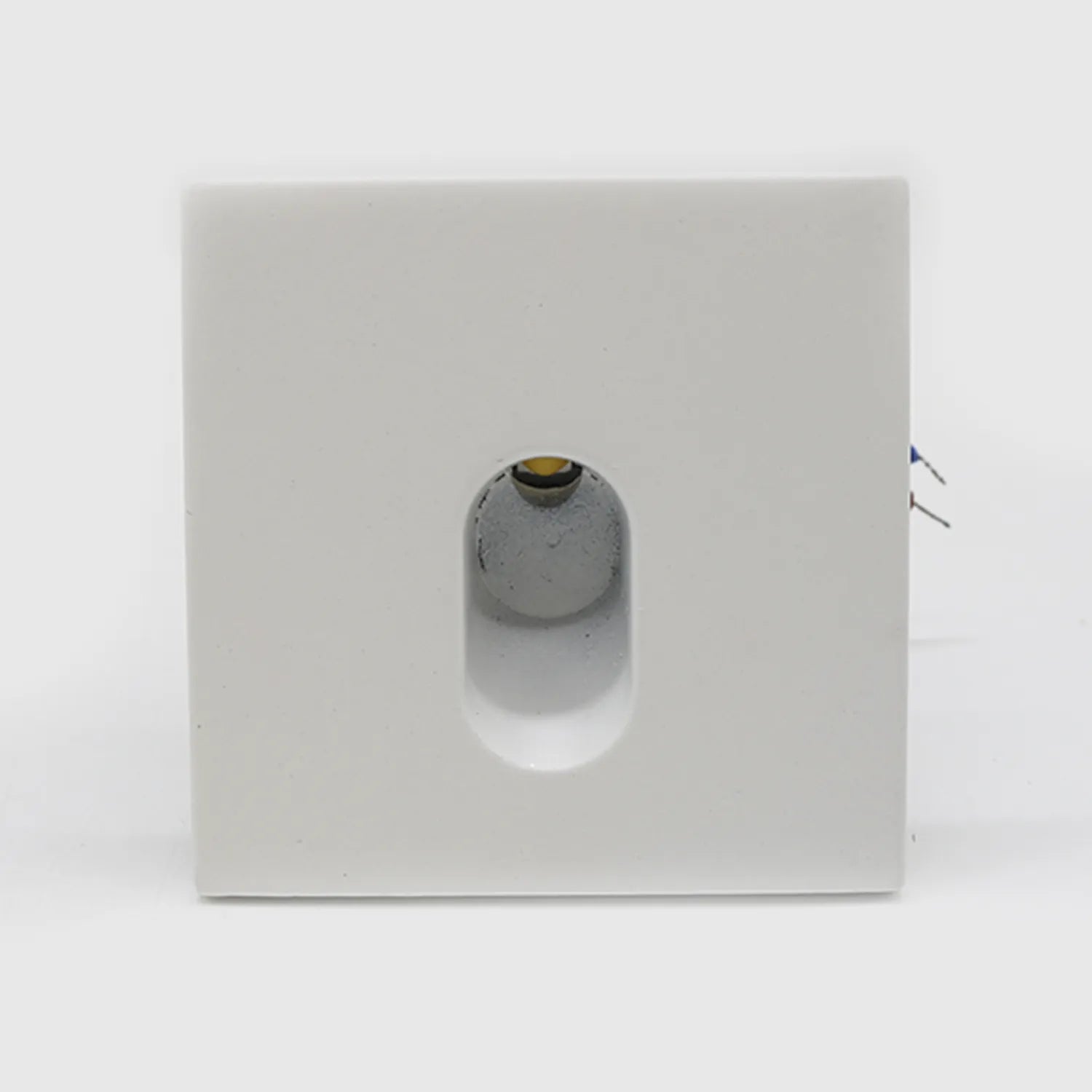 Aplique Led de Parede 3W branco quadrado 150lm