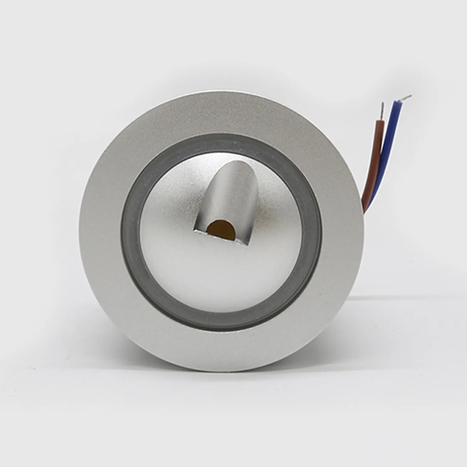 Aplique Led de Parede 3W níquel redondo