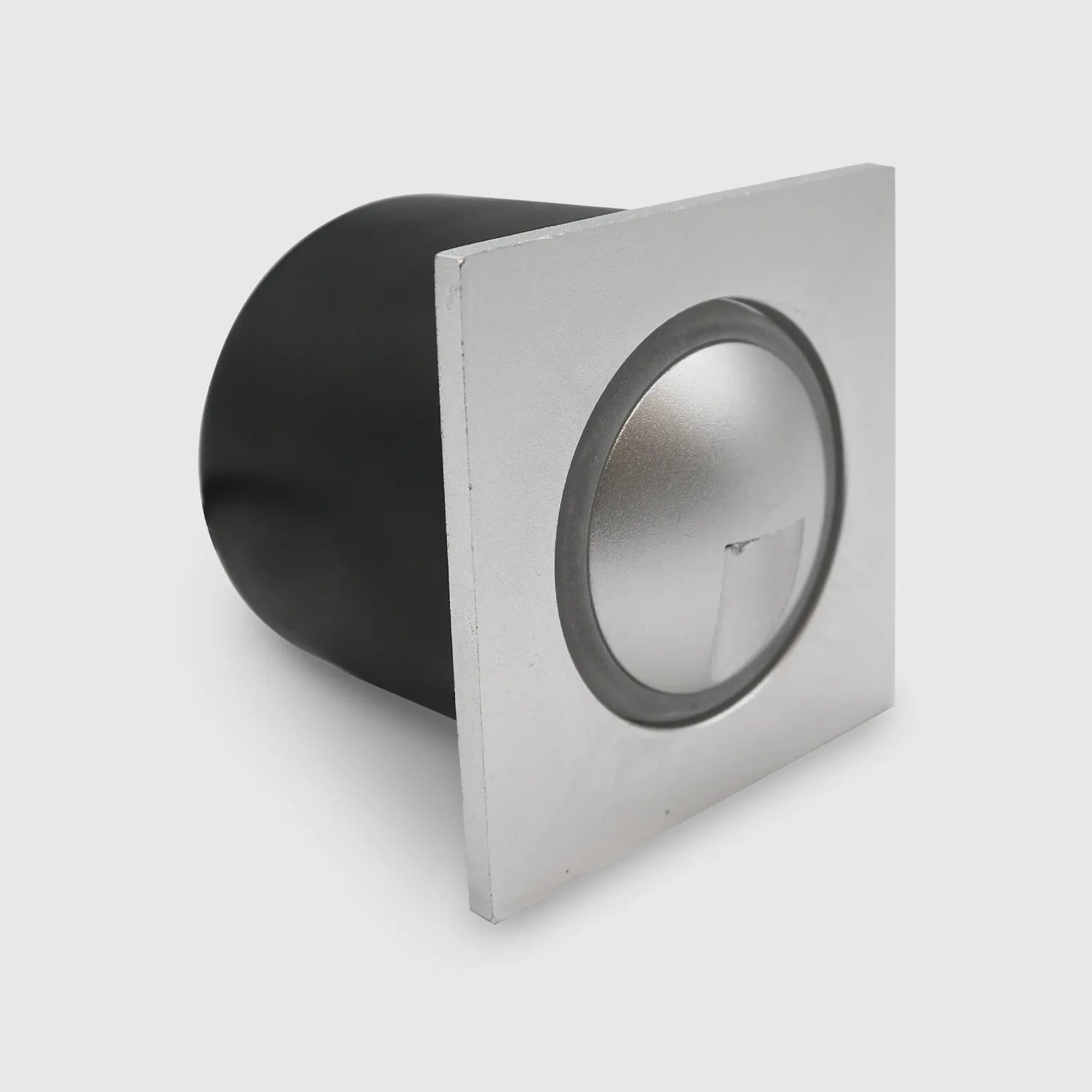 Aplique Led de Parede 3W níquel quadrado