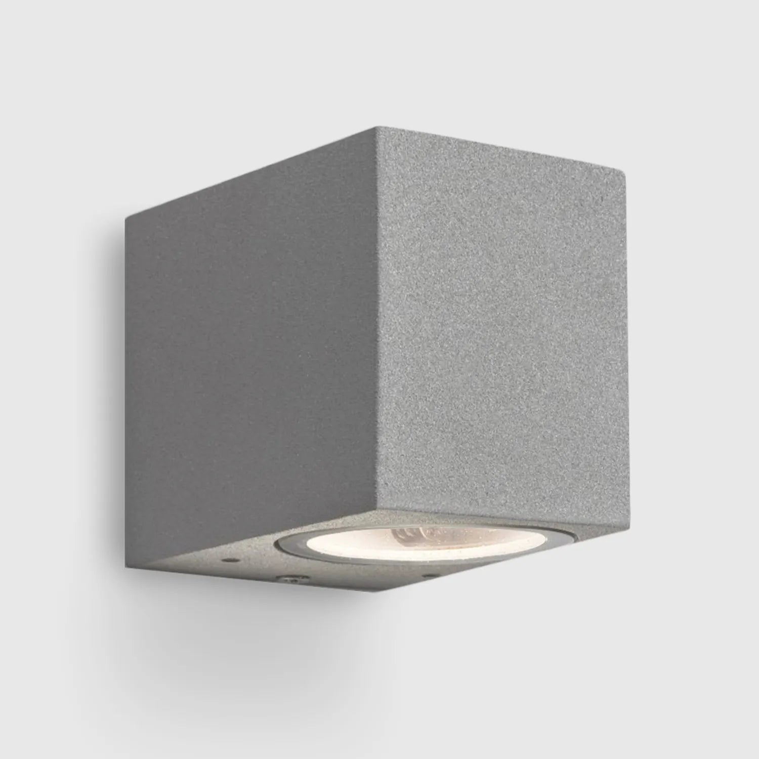 Aplique Led de Parede GU10 cinza cúbico