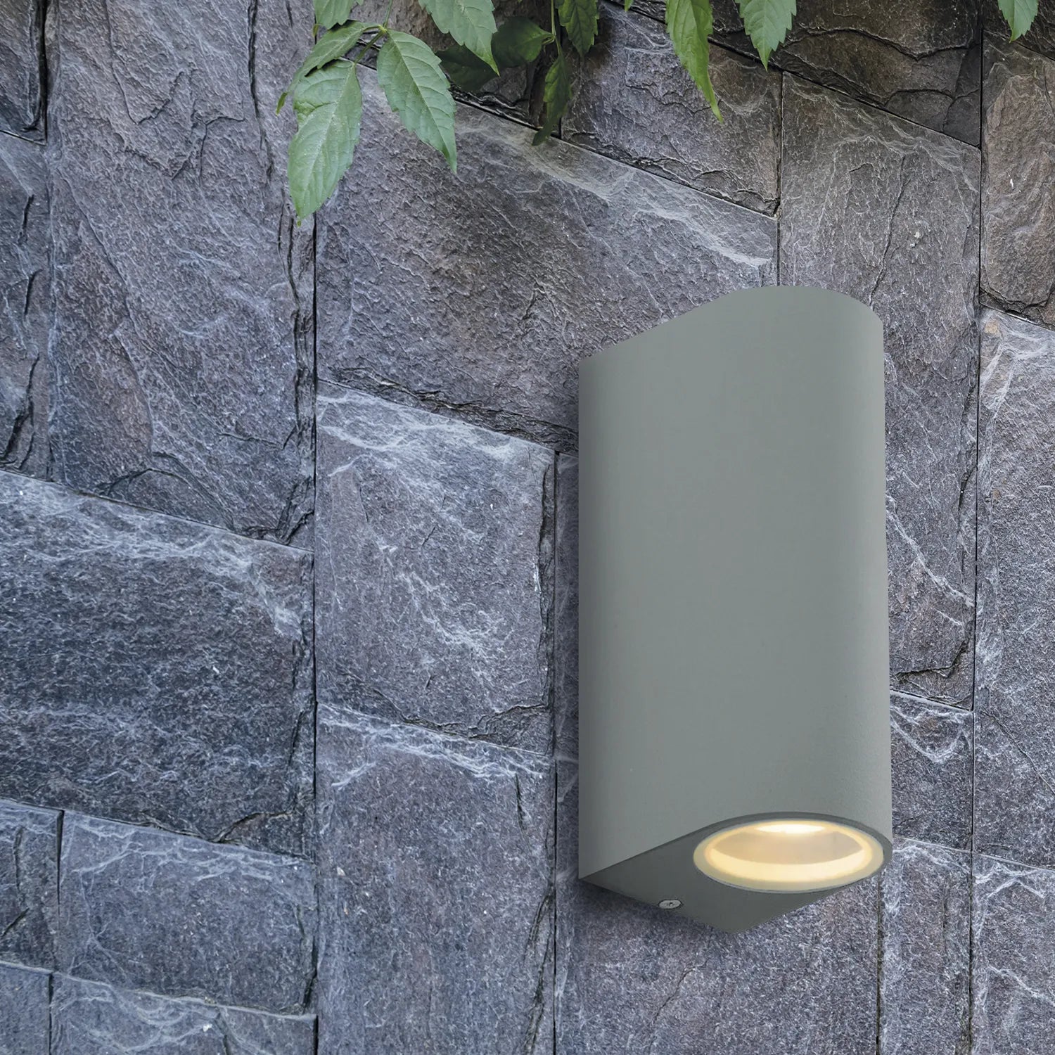 Aplique Led de Parede GU10 duas lâmpadas cilíndrico