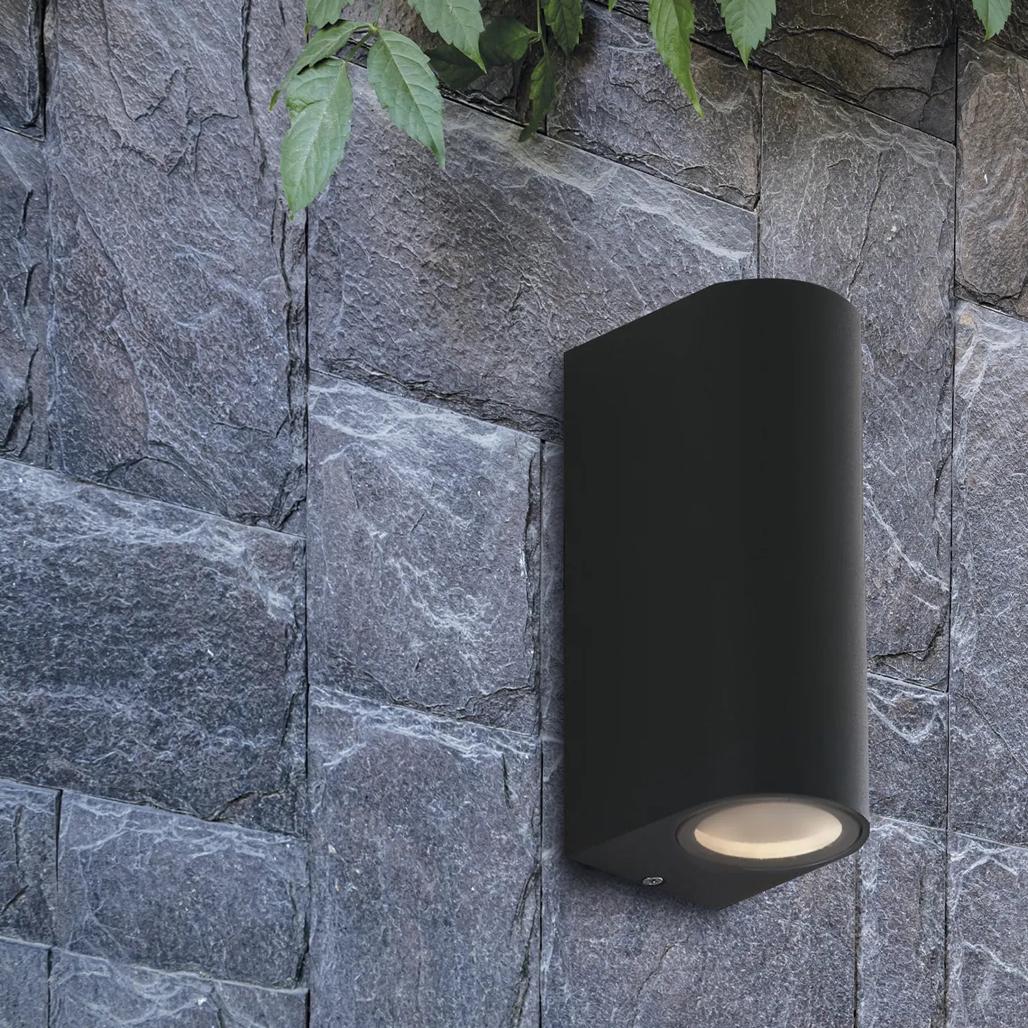 Aplique Led de Parede GU10 duas lâmpadas cilíndrico