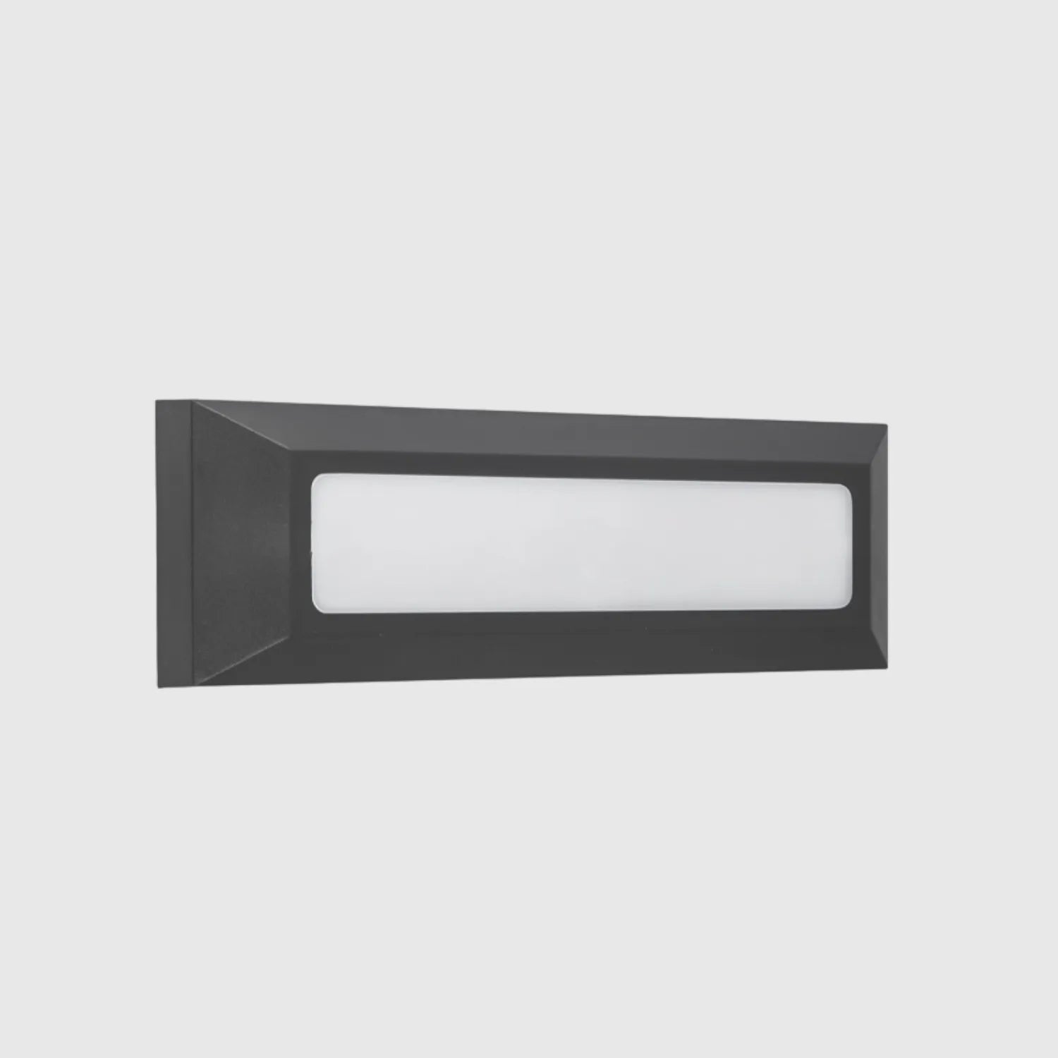 Aplique Led de Parede 3.8W preto retangular