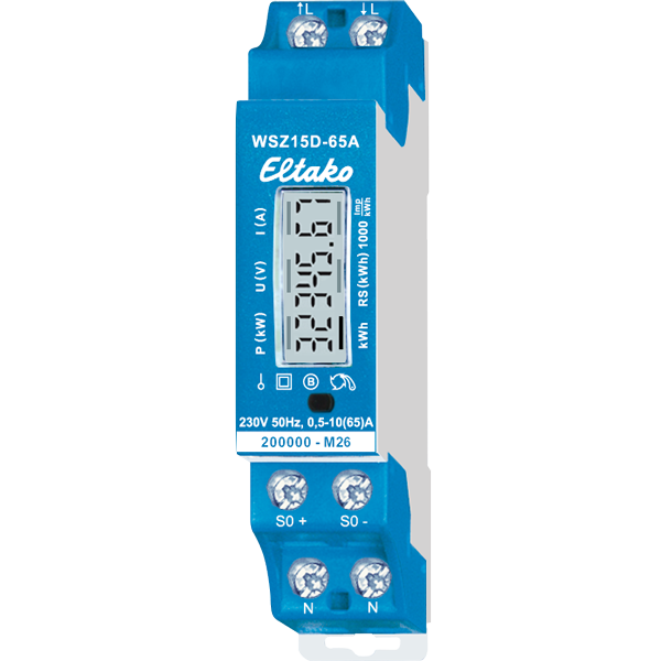 CONTADOR MONOFÁSICO MÁX. 65A WSZ15D-65A MID