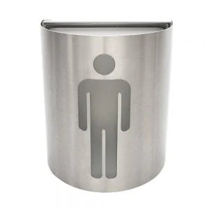 Aplique de Parede para Iluminação Exterior 296 Inox Pictógramas (Símbolo)