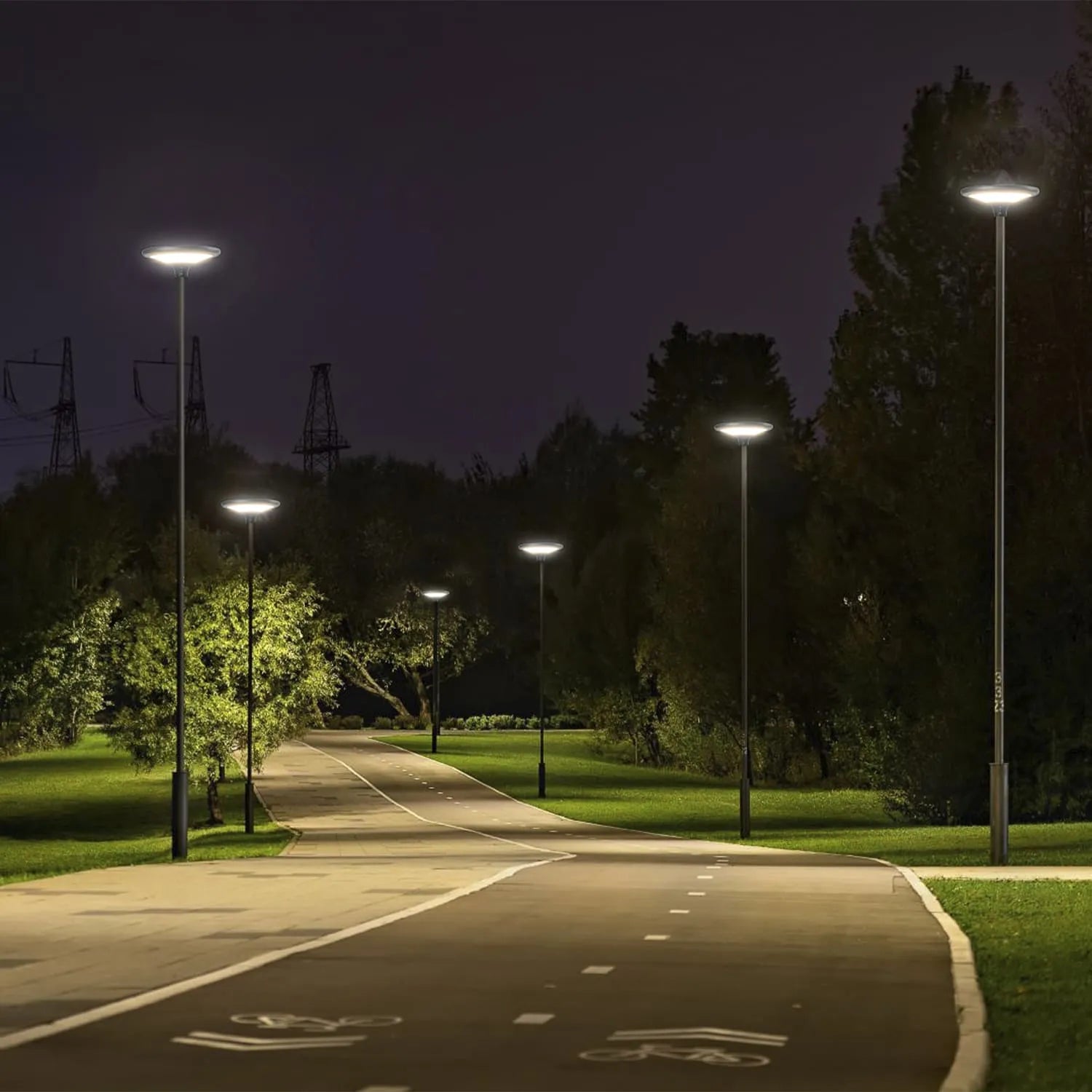 Poste para Luminária Led Solar Jardim