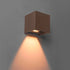 Aplique Led Solar com sensor 9W corten