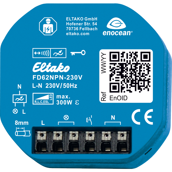 ATUADOR DIMMER UNIVERSAL VIA RÁDIO FD62NPN-230V