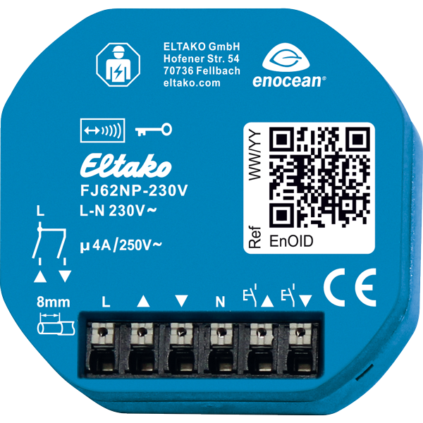 ATUADOR DE ESTORES VIA RÁDIO FJ62NP-230V