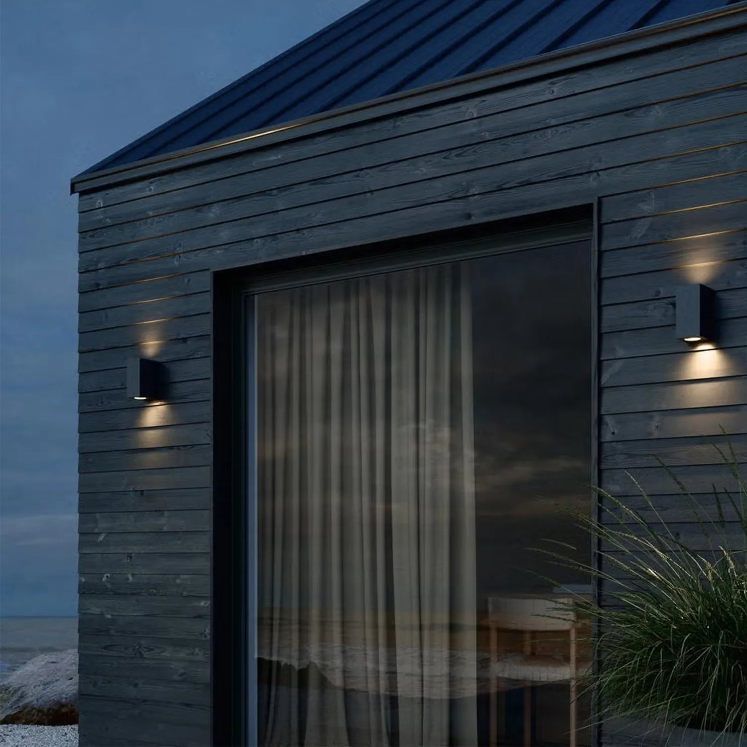 Aplique Led de Parede GU10 preto