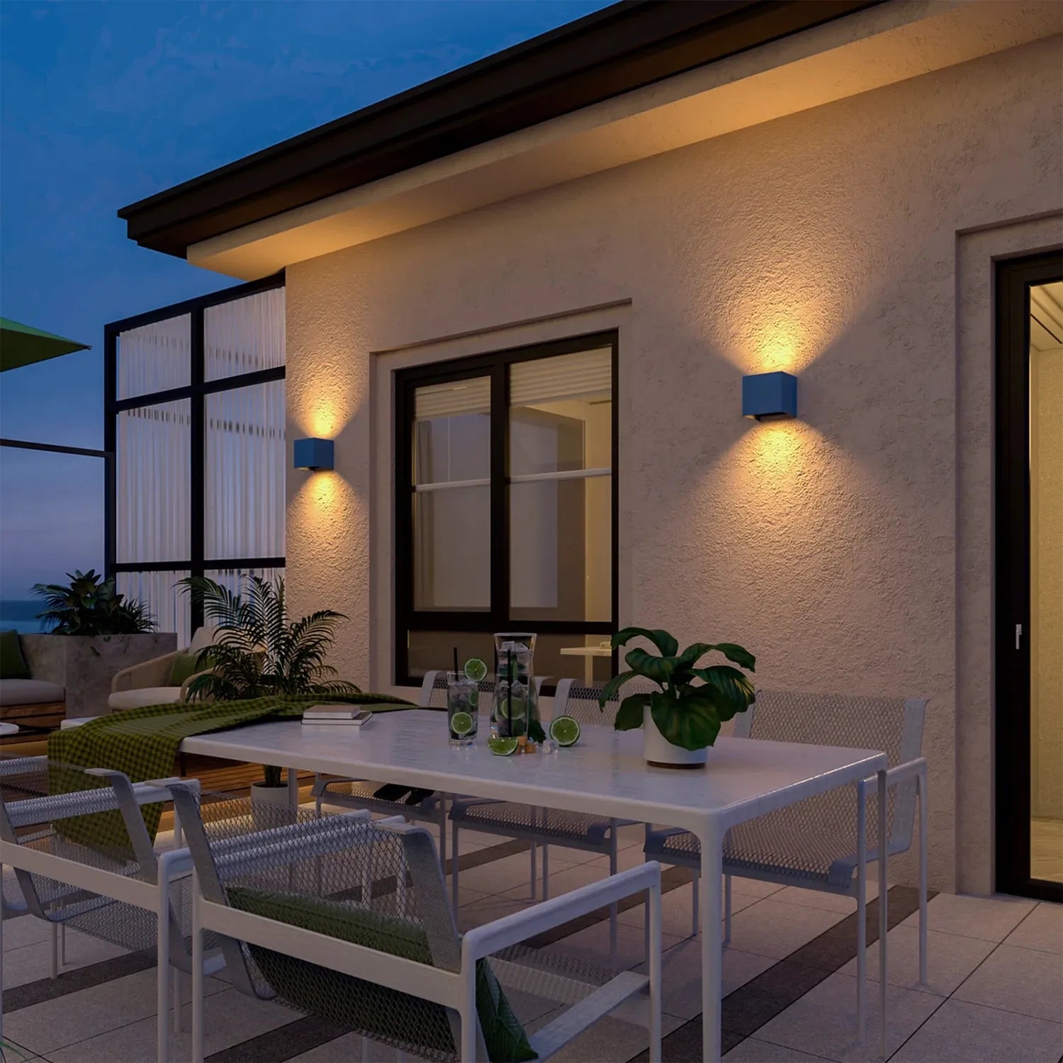 Aplique de parede LED com ângulo ajustável 2x5W 800lm