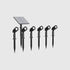 Kit de 6 projetores de espeto Led e placa solar