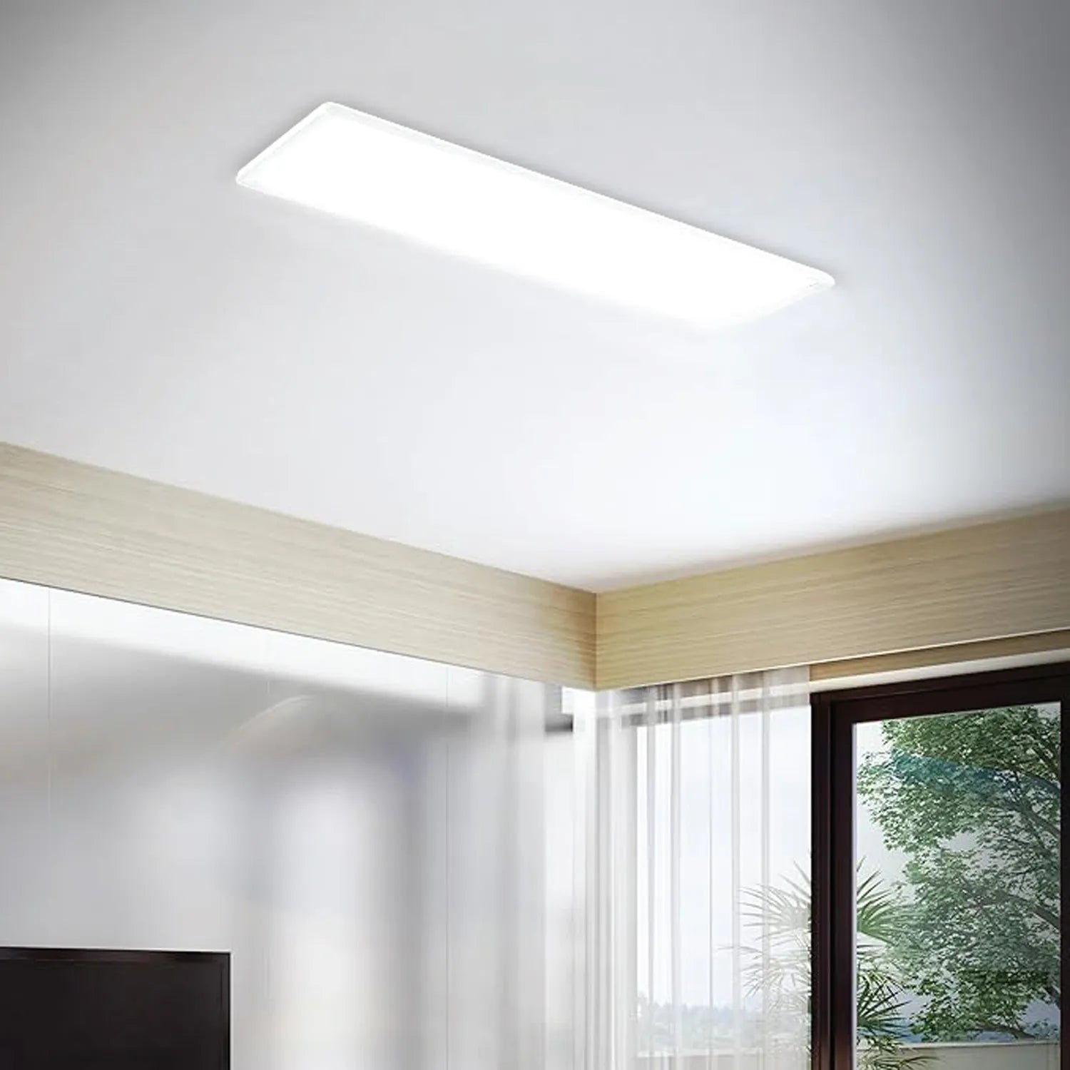 Plafon Led Super Slim Dimável c/ Comando