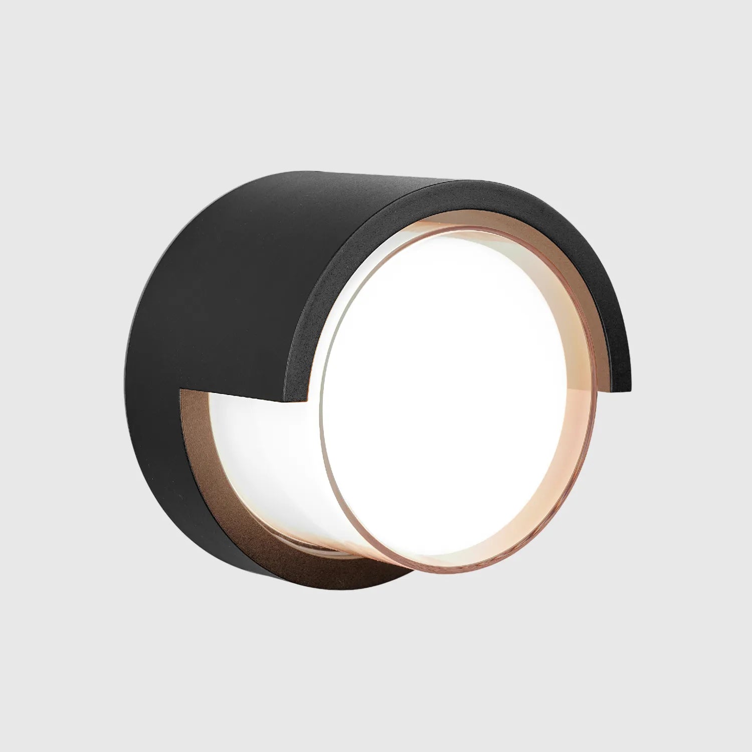 Aplique Led de Parede 10W preto 1400lm