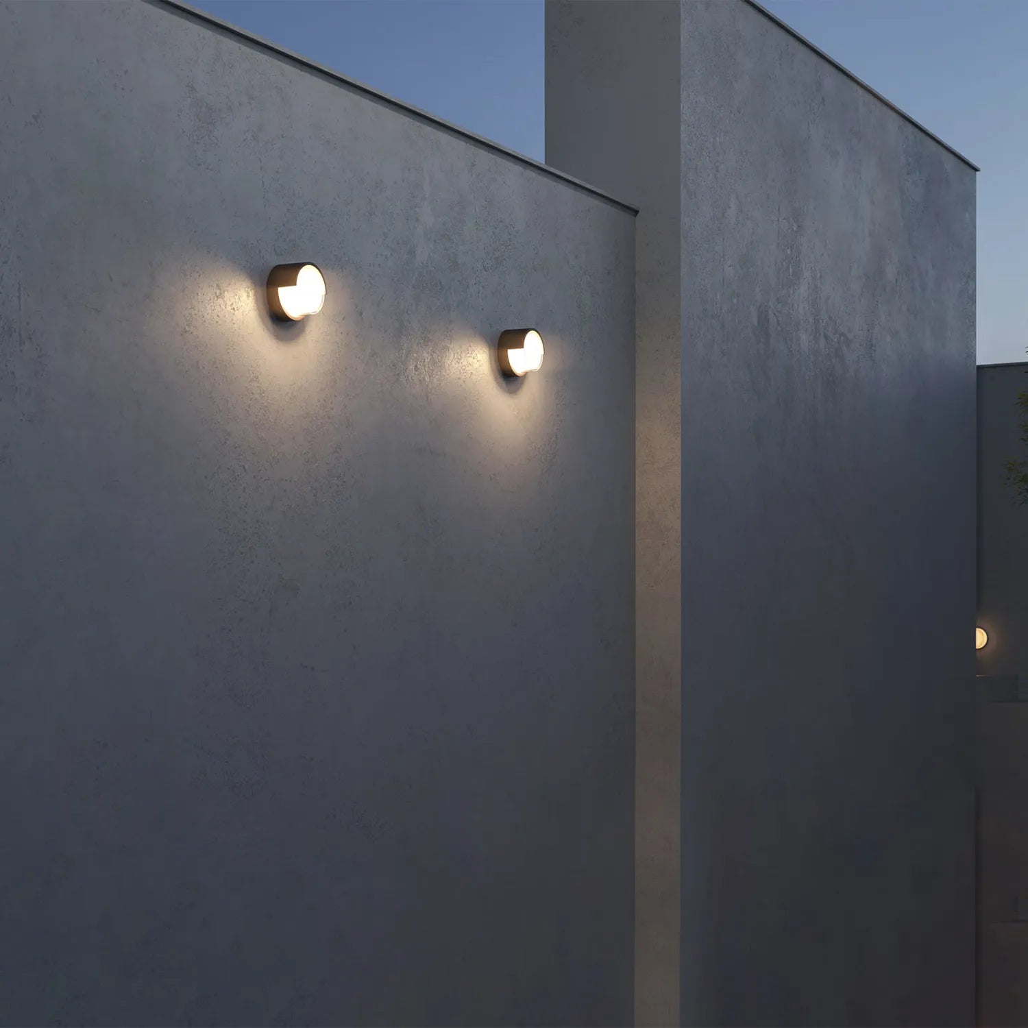 Aplique Led de Parede 10W preto 1400lm