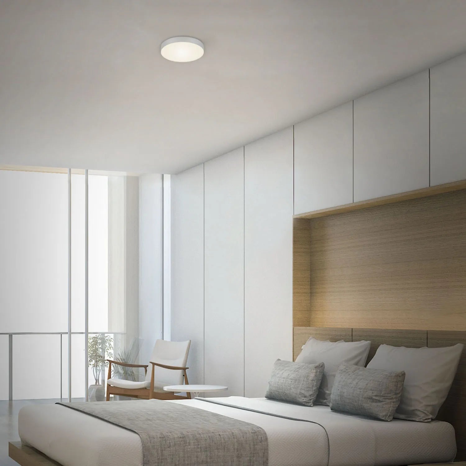 Plafon Led Slim sem Aro redondo