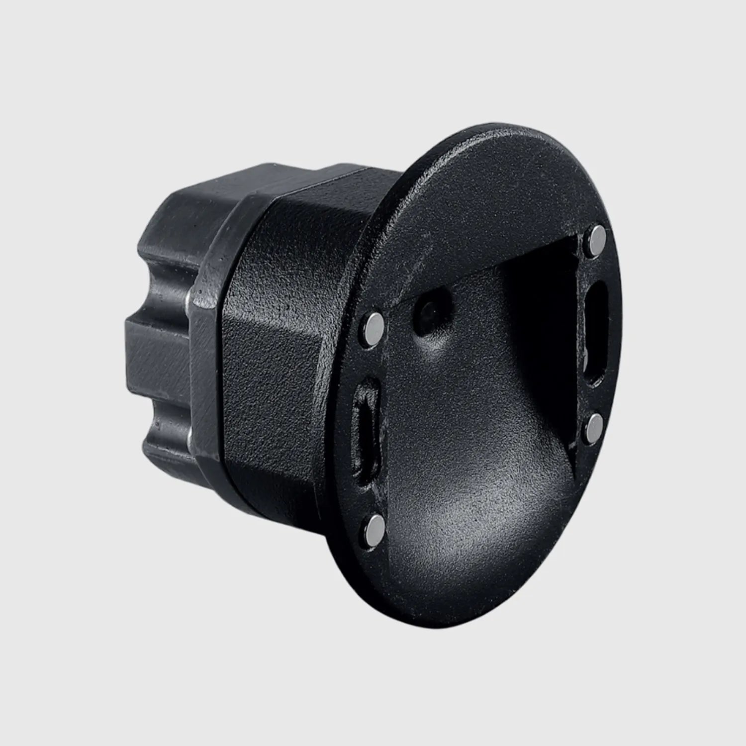 Balizador LED de parede 3W CCT5 redondo modular preto