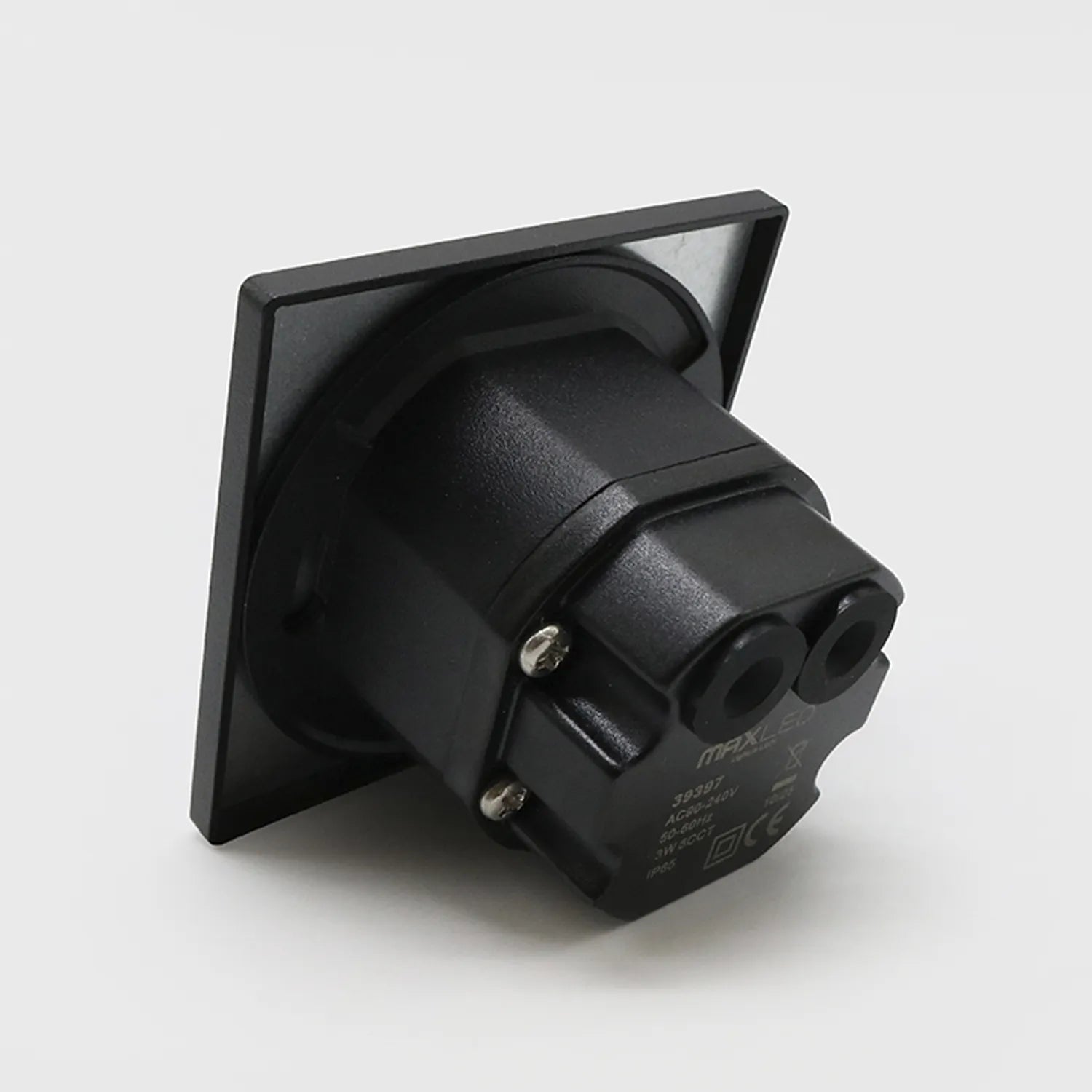 Balizador LED de parede 3W CCT5 redondo modular preto