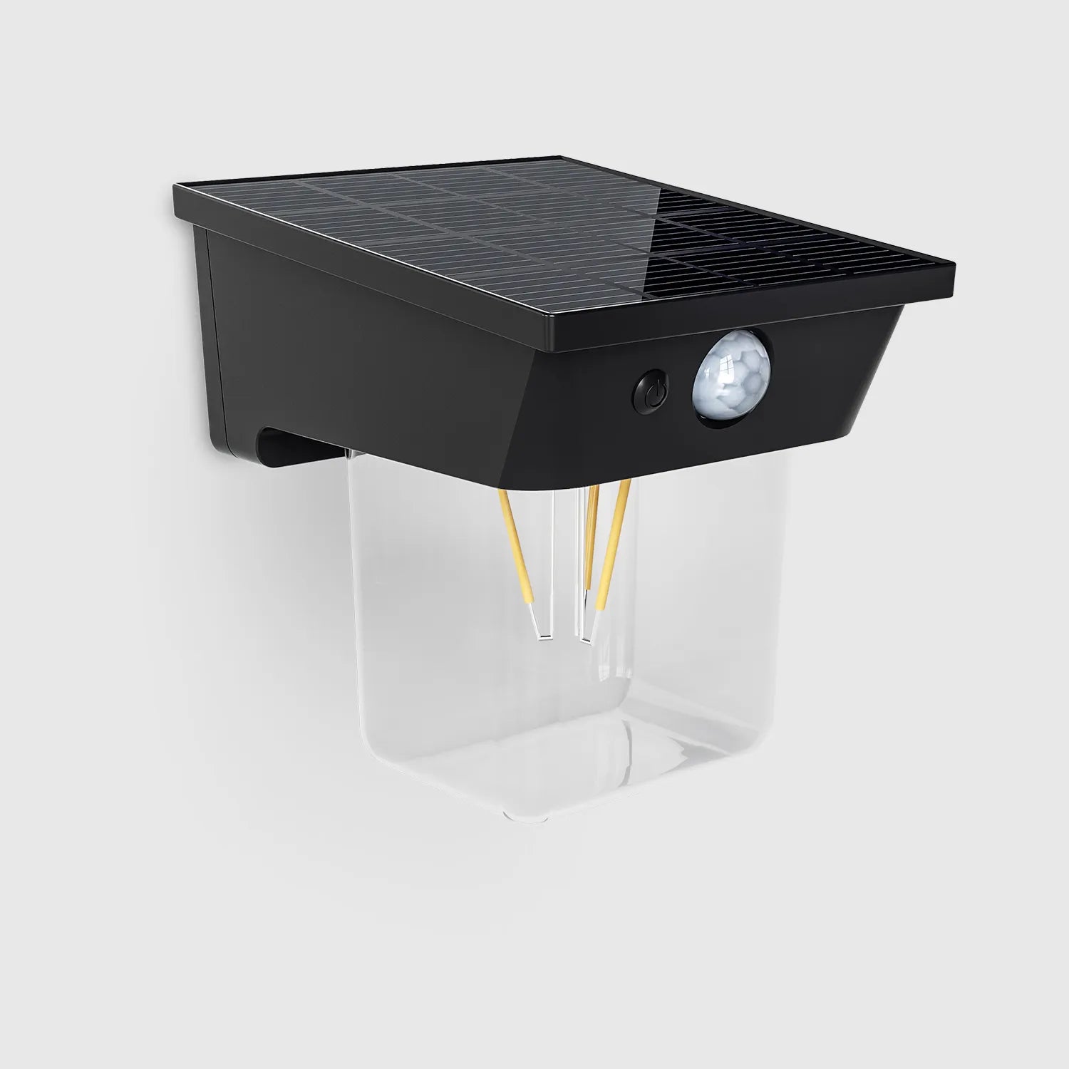 Aplique LED solar com sensor 1.2W