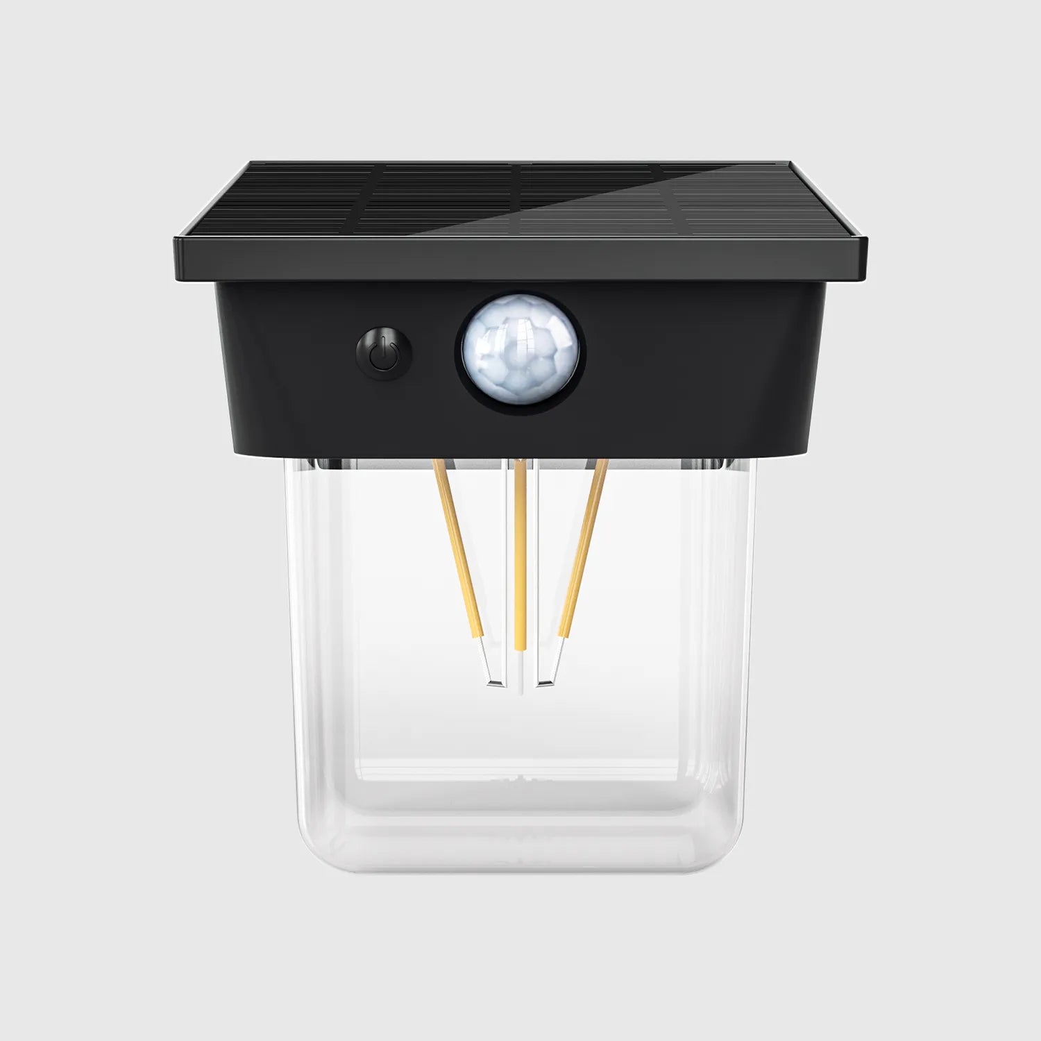 Aplique LED solar com sensor 1.2W