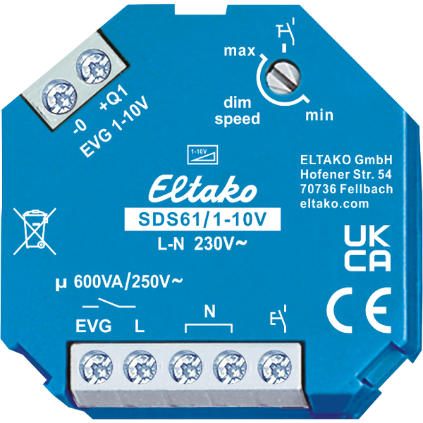 DIMMER PARA BALASTROS 1-10V SDS61/1-10V