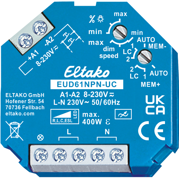 DIMMER UNIVERSAL 230V EUD61NPN-UC