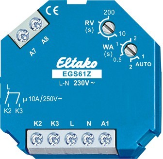 RELÉ PARA CONTROLO CENTRALIZADO DE ESTORES EGS61Z-230V