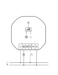 ATUADOR DIMMER UNIVERSAL VIA RÁDIO FD62NPN-230V