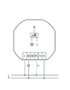 ATUADOR DIMMER UNIVERSAL VIA RÁDIO FD62NPN-230V