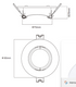 Encastre de Teto Orientável P06 – Branco