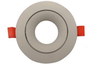 Encastre de Teto Orientável Wave – Preto Mate / Branco Mate