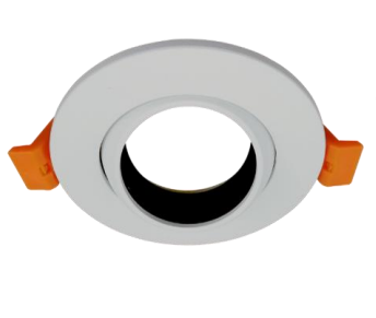 Encastre de Teto Orientável 101 N – Preto Mate / Branco Mate