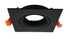 Encastre de Teto Orientável Wave SQ – Preto Mate / Branco Mate