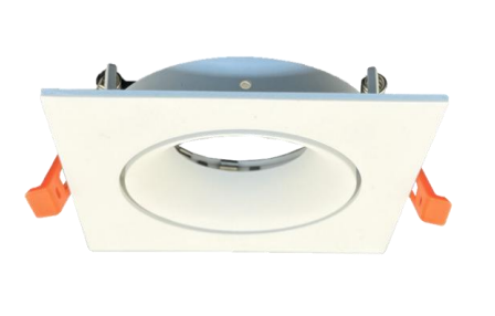 Encastre de Teto Orientável Wave SQ – Preto Mate / Branco Mate