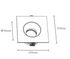 Encastre de Teto Orientável Wave SQ – Preto Mate / Branco Mate
