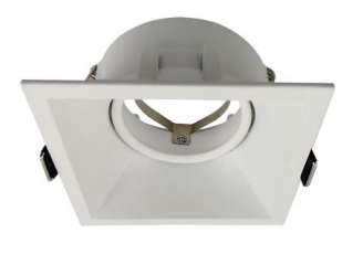 Encastre de Teto Orientável Deep 1129F – Preto Mate / Branco Mate
