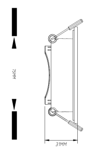Encastre de Teto Orientável Flat IP