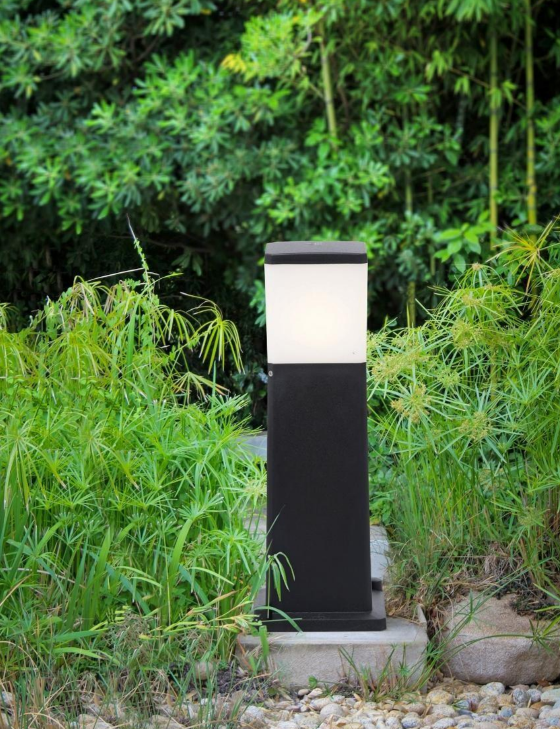 Balizador VIRGILIO 500 IP55 – Preto / Cinza / Branco