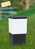 Balizador VIRGILIO 250 IP55 – Preto / Cinza / Branco (Disponível com ou sem Estaca)