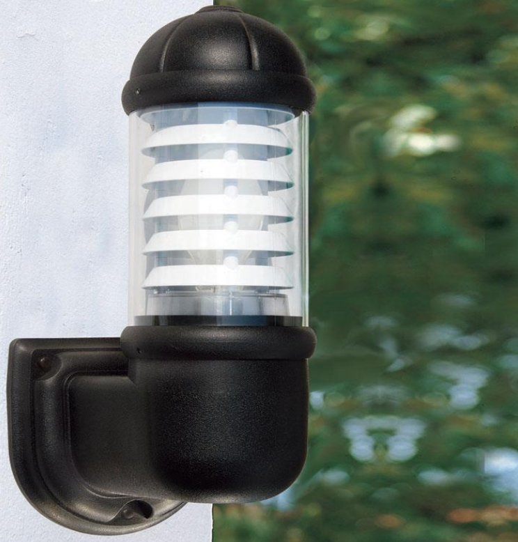Aplique de Parede MIRELLA IP55 – Preto / Branco