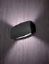 Aplique de Parede ABRAM 190 IP55 – Preto / Cinza / Branco