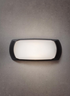 Aplique de Parede FRANCY-OP IP66 – Preto / Cinza / Branco (Disponível com ou sem Sensor)