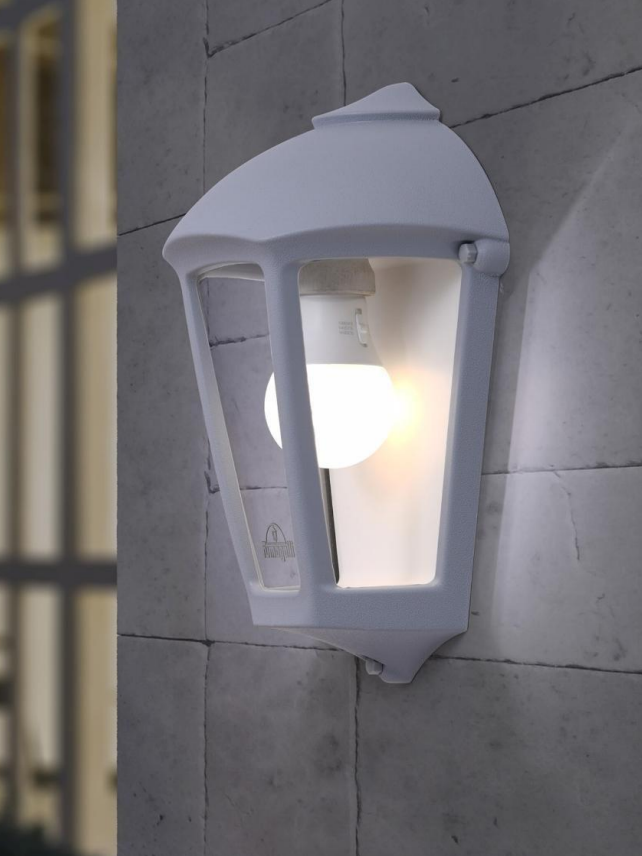 Aplique de Parede Exterior FABIO IP55 – Preto / Cinza / Branco