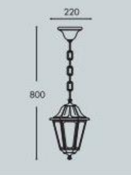 Aplique de Parede Exterior SICHEM/ANNA IP55 – Preto / Branco