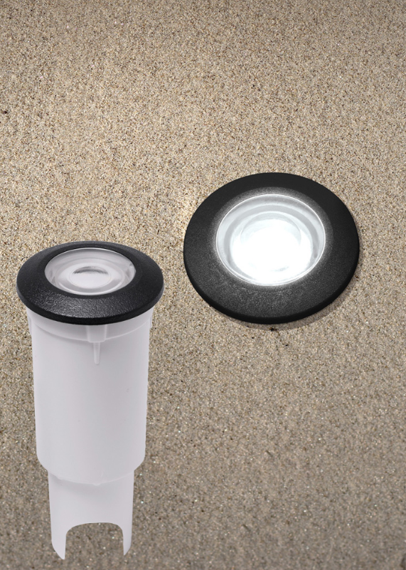 Aplique de Parede Exterior ALDO IP67 – Preto / Cinza / Branco