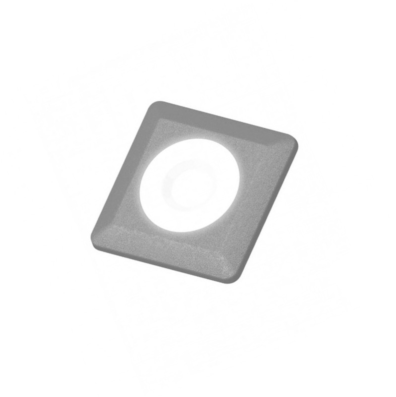 Aplique de Parede Exterior ALDO SQ IP67 – Preto / Cinza / Branco