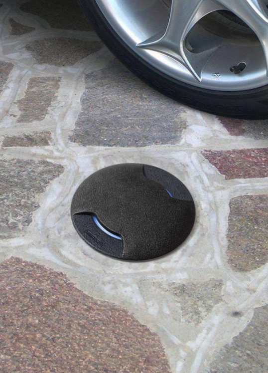 Foco encastrável de Chão CECI 90 2L IP67 – Preto / Cinza