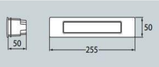 Aplique de Parede Exterior NINA 270 IP55 – Preto / Cinza / Branco